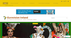 Desktop Screenshot of eurovisionireland.net