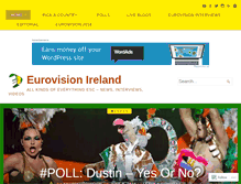 Tablet Screenshot of eurovisionireland.net